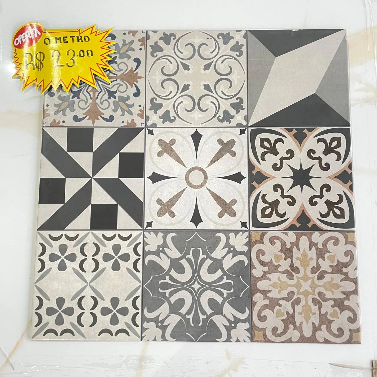 PISO PORTUGUÊS 62x62 ? APENAS R$23 o m²