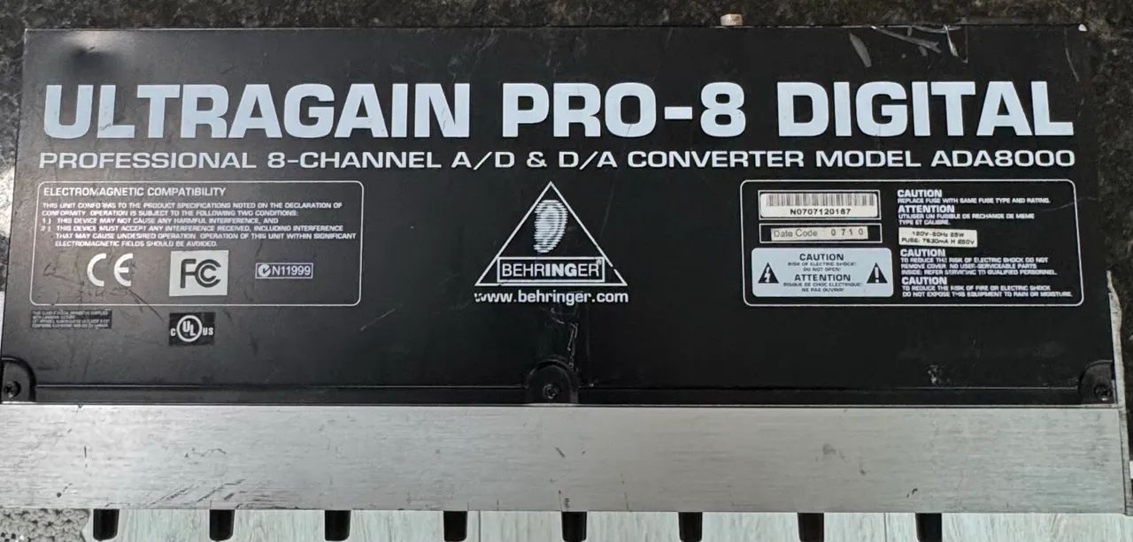 ADA 8000 BEHRINGER PRO-8 Digital - Foto 2