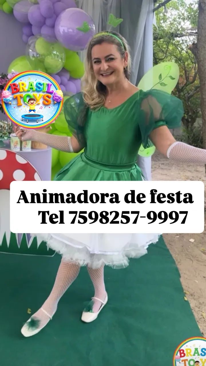 Animadora de festa infantil 