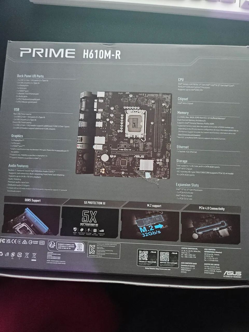 Asus prime H610m-r - Foto 3