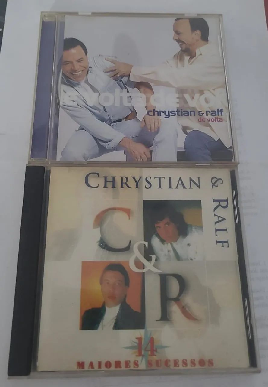 CD MUSICAL COLEÇÃO CHRYSTIAN & RALF - 4 CDS