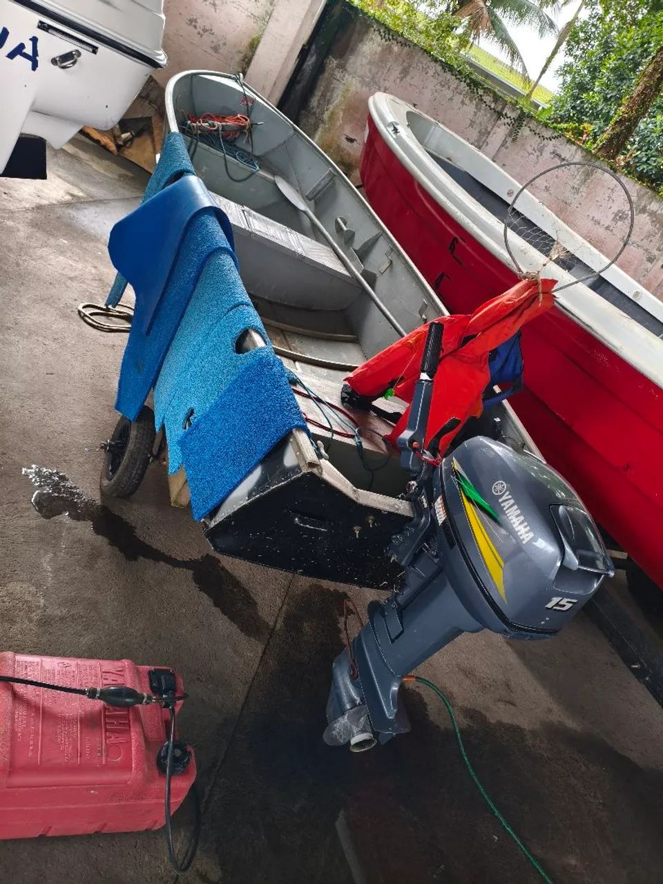 Barco Karib 4,20m alum.com motor 15hp Yamaha 2020 - Foto 4