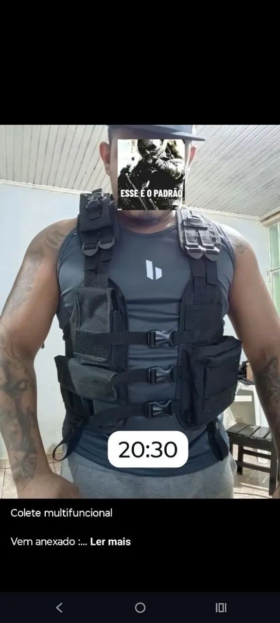 Colete multifuncional 