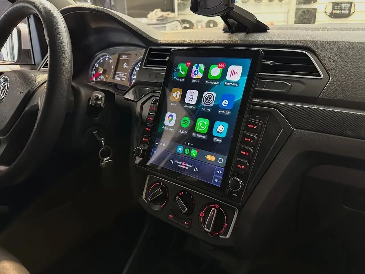 Multimídia Android tesla Gol G7 e G8 - Foto 3