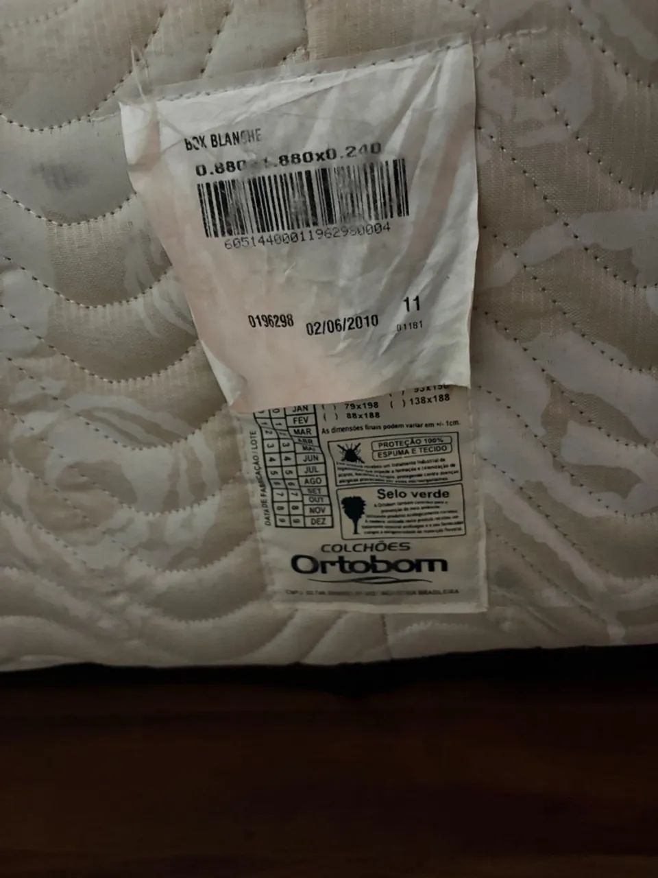 Cama box solteiro Ortobom - Foto 4