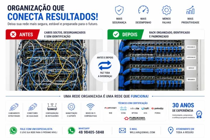 Técnico de rede, internet e cabeamento. Roteadores Wi-Fi Especialista certificado - Foto 4