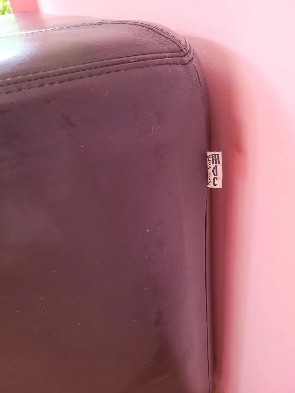 Sofá preto de couro legítimo  - Foto 4