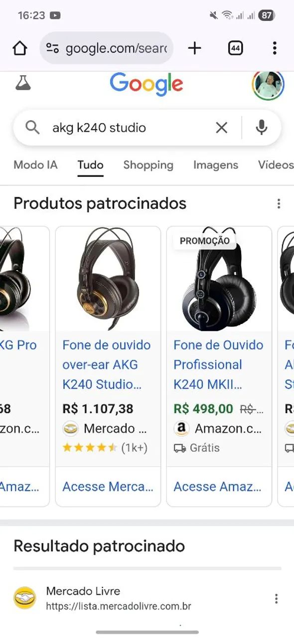 Fone AKG PRO451967266451640323
