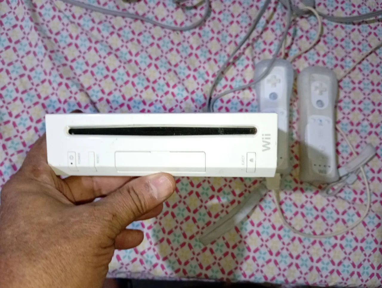Wii funcionando vídeo game 