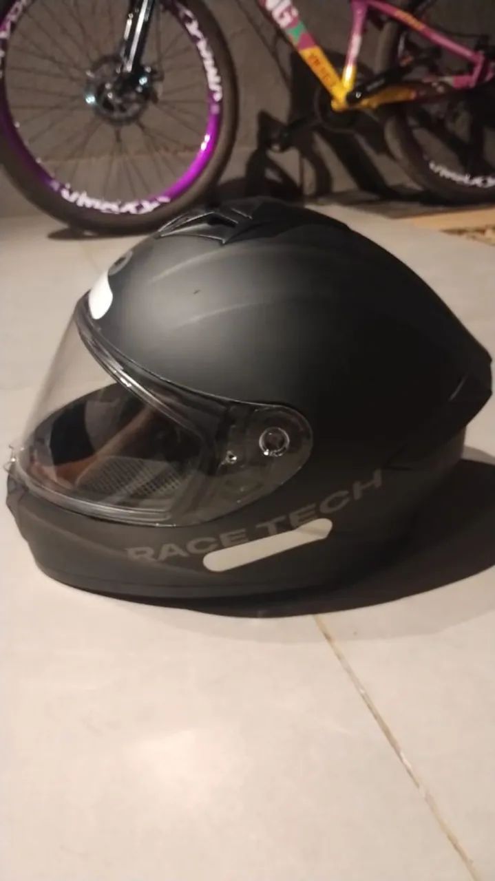 Capacete Raceteck semi novo  - Foto 2