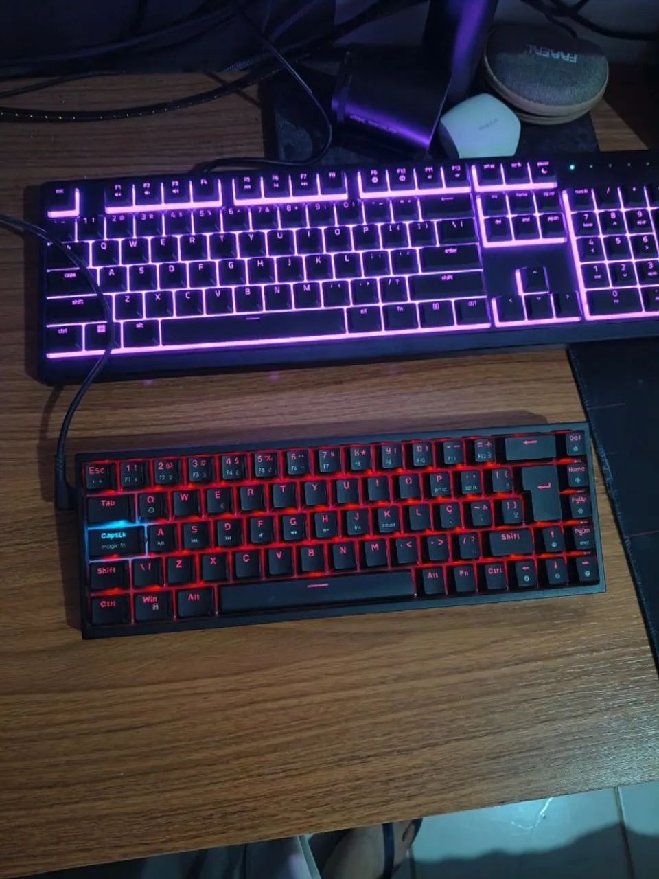 Teclado gamer mecânico switch gateron brown - Foto 2