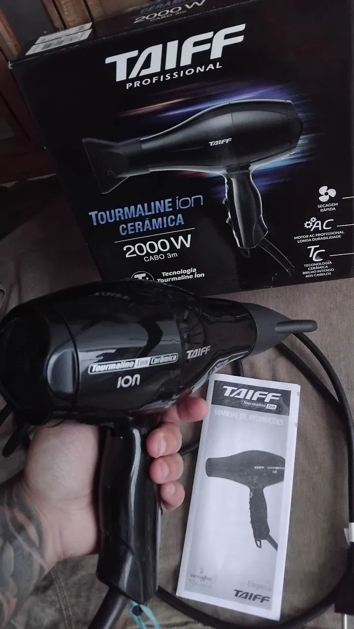 Secador Taiff Profissional Tourmaline 2000w<br>