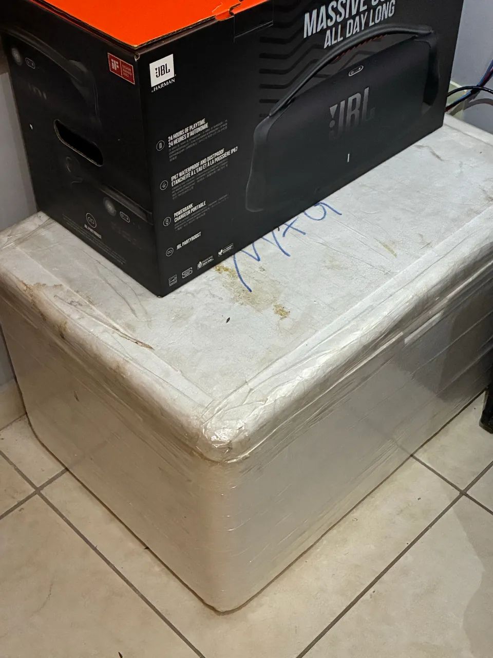 Caixa térmica isopor 100L