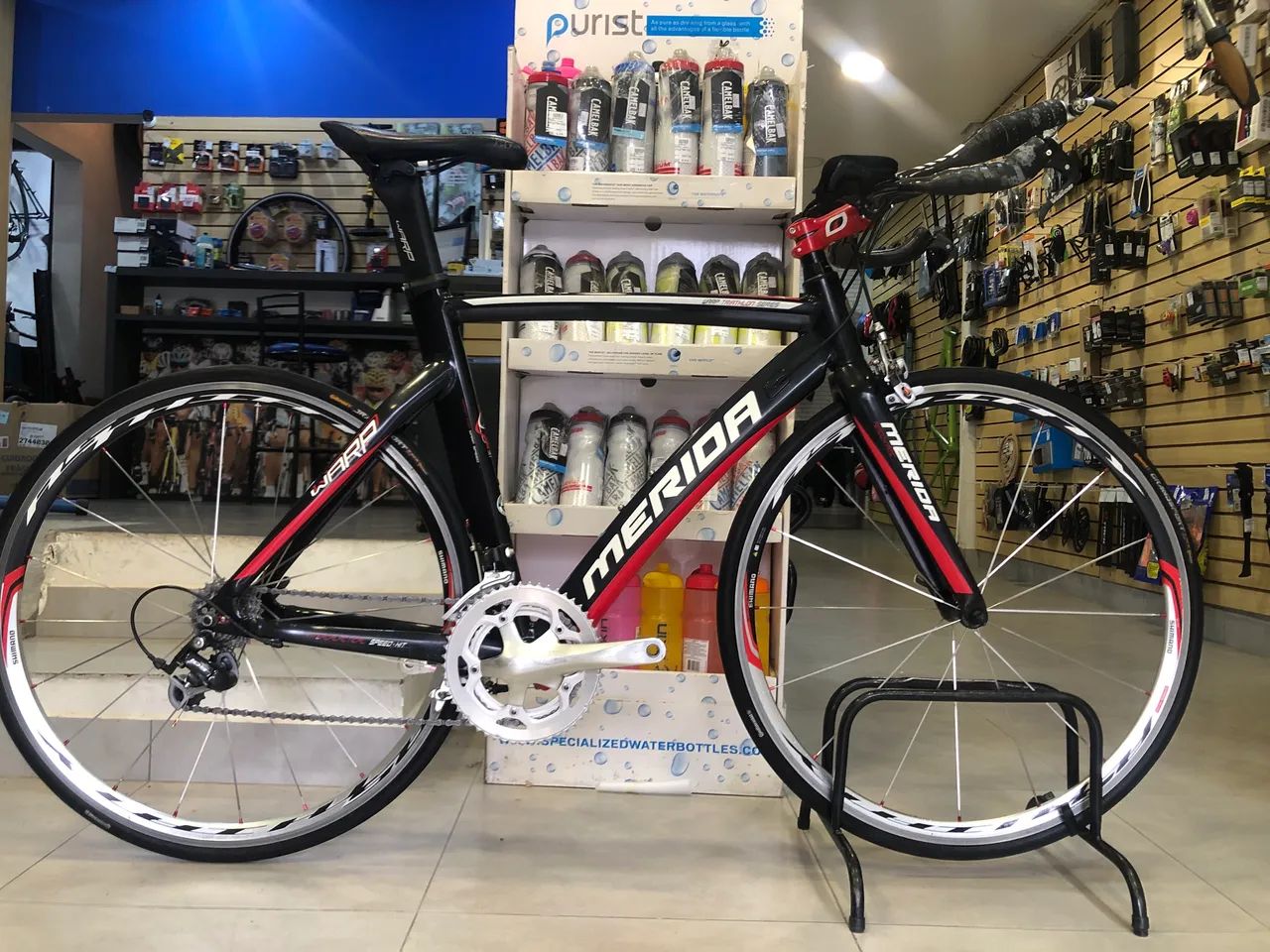 Bicicleta Triathlon Merida Warp 20v Shimano  - Foto 2