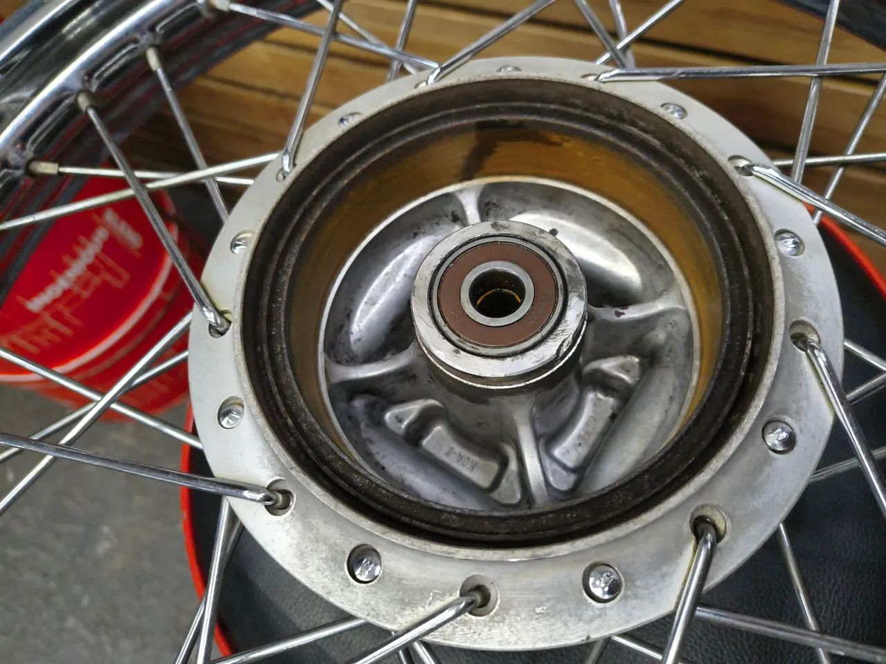 Roda traseira CG 125 2000 a 2008 - Foto 3