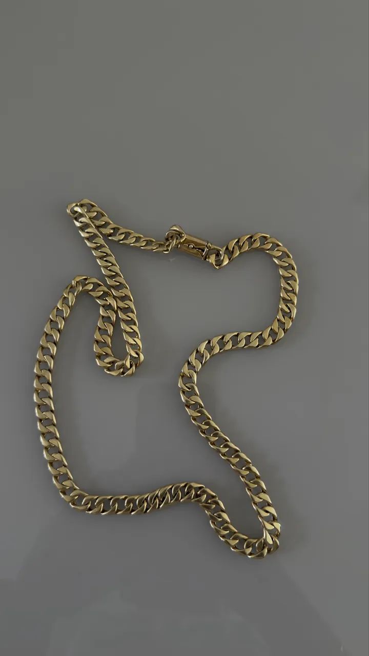 Cordão de prata banhada a ouro. Pra vender logo! - Foto 2
