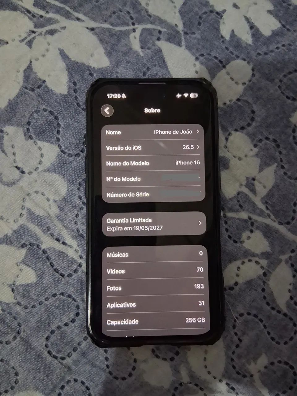 ? iPhone 16 Rosa 256GB - Novo com Caixa e nota fiscal! - Foto 3