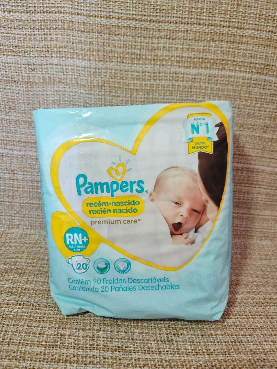 Fralda Pampers Premium Care RN C/20 Validade 04/2028 - Foto 2