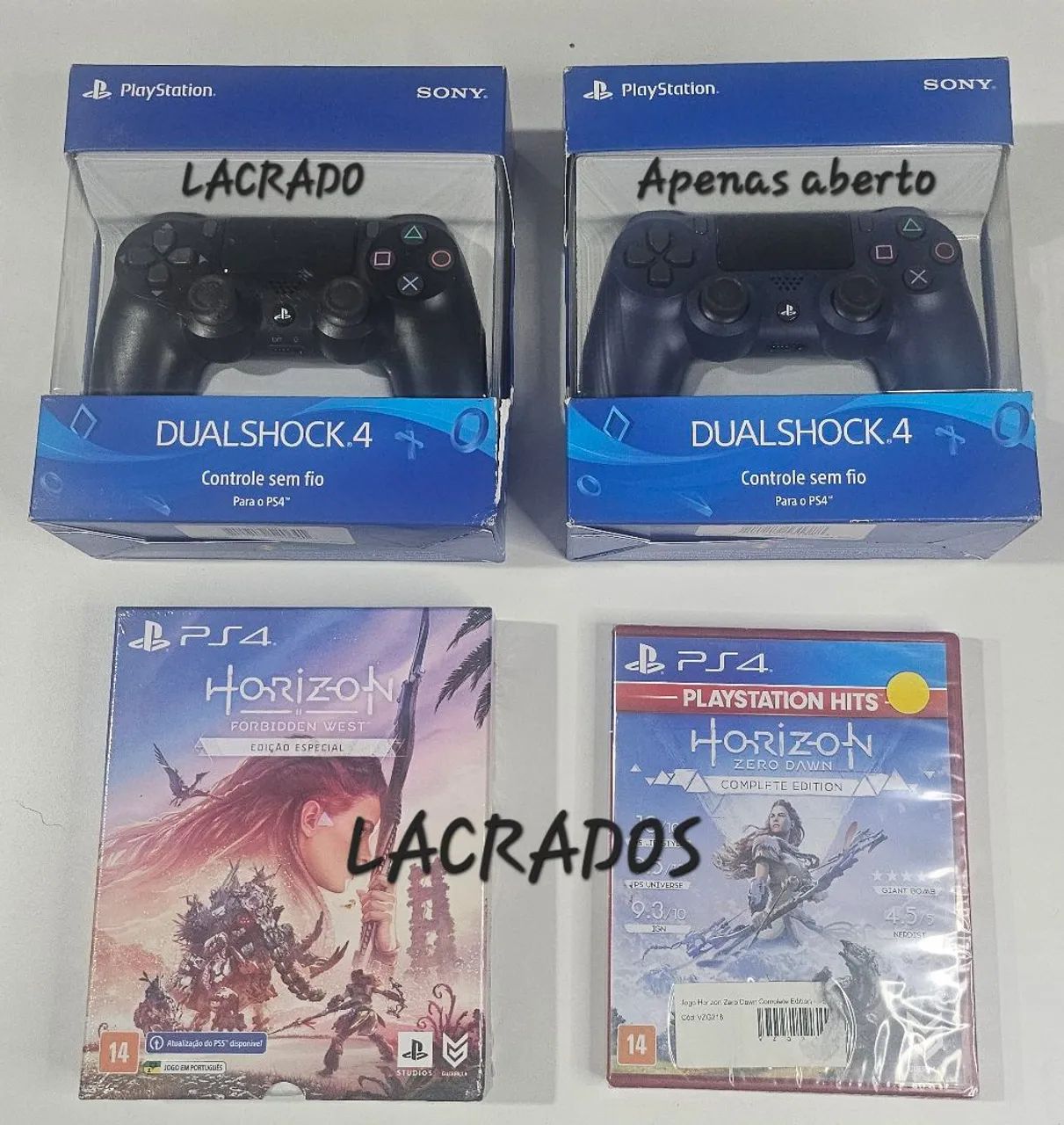 KIT Controle e jogos PS4