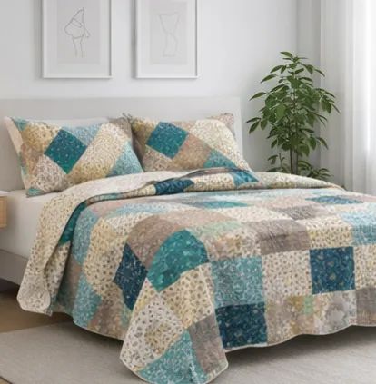 Colchas Estampadas Queen - Foto 2