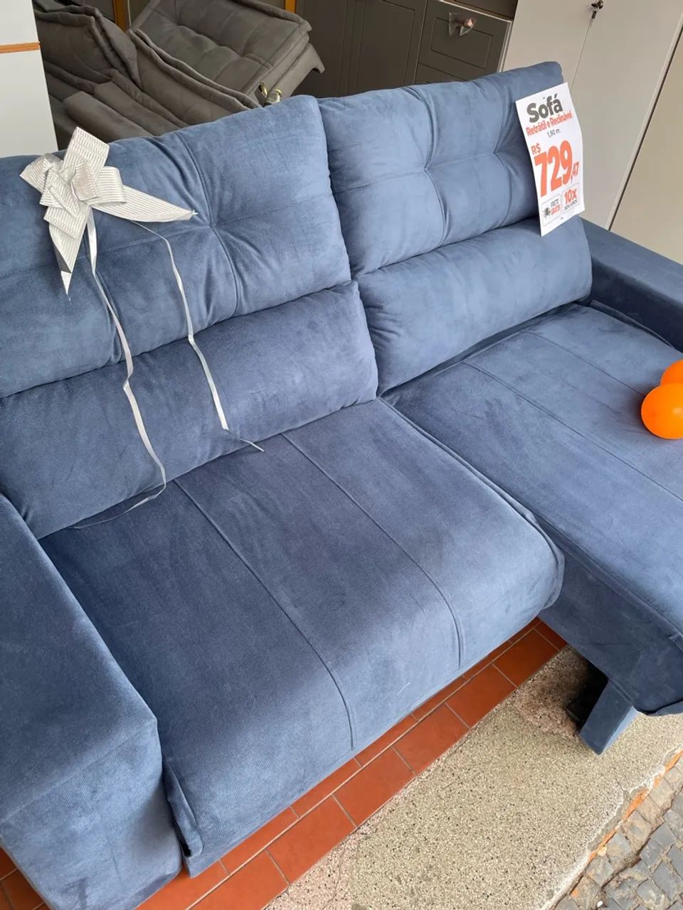 Sofá Retrátil e Reclinável 1.90M [frete grátis]