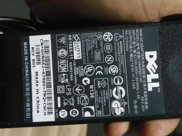 Fonte notebook Dell e outras 3 Peças  - Foto 2