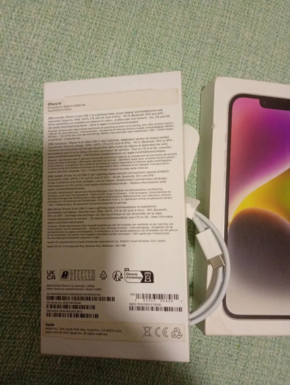 Caixa iPhone 14 pro completa  - Foto 2