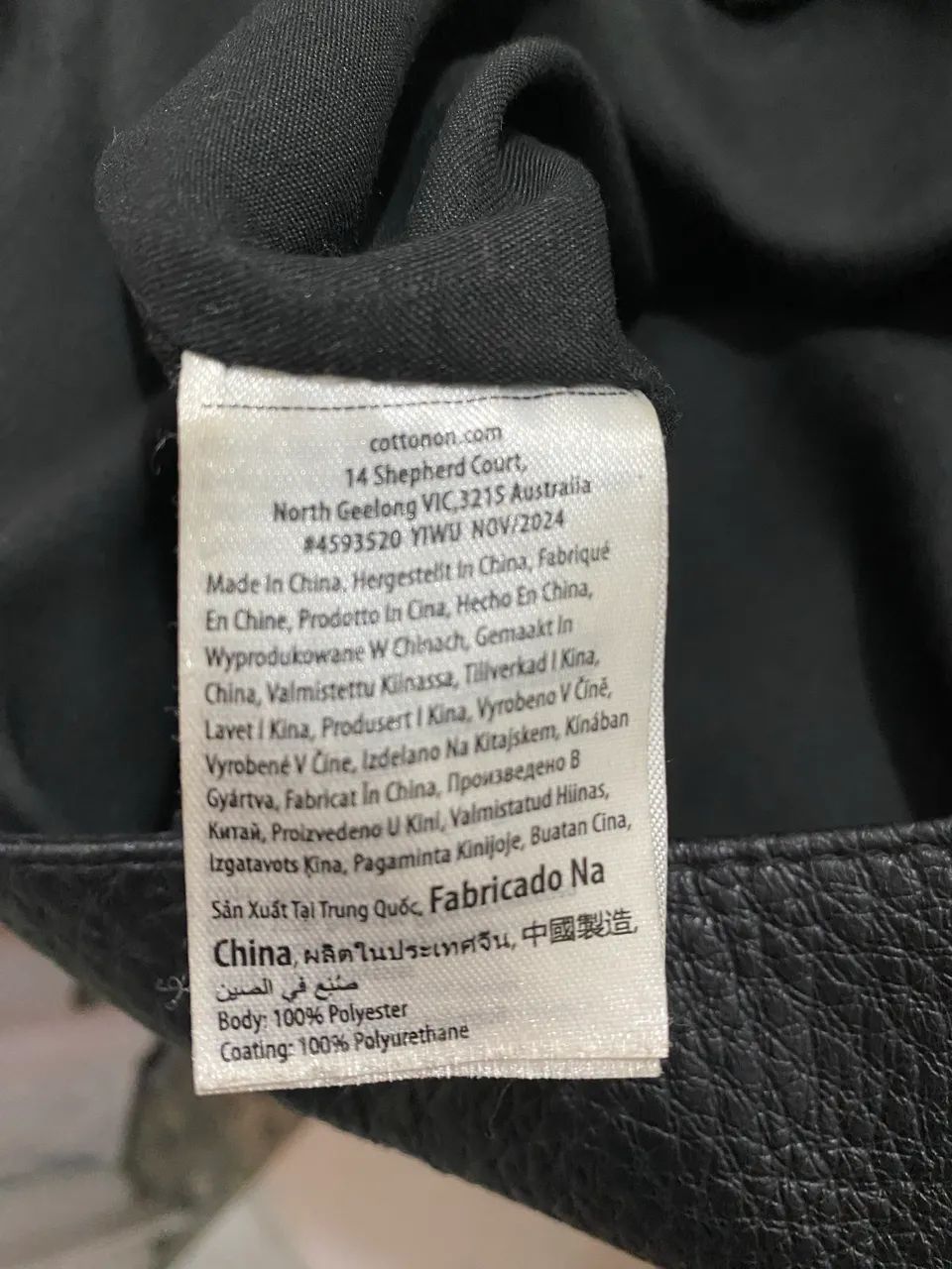 bolsa preta cotton on - Foto 4