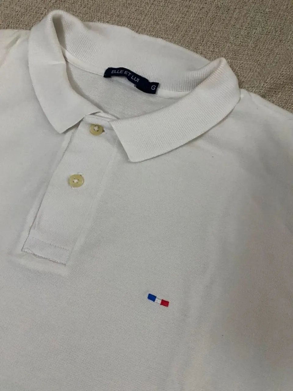 camisa polo branca - Foto 2