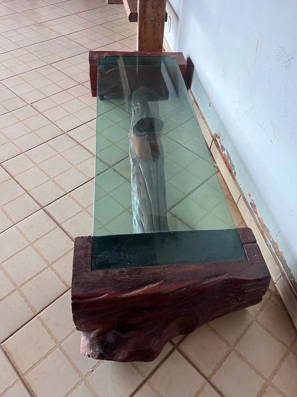 Mesa de centro de Angico rústica  - Foto 2