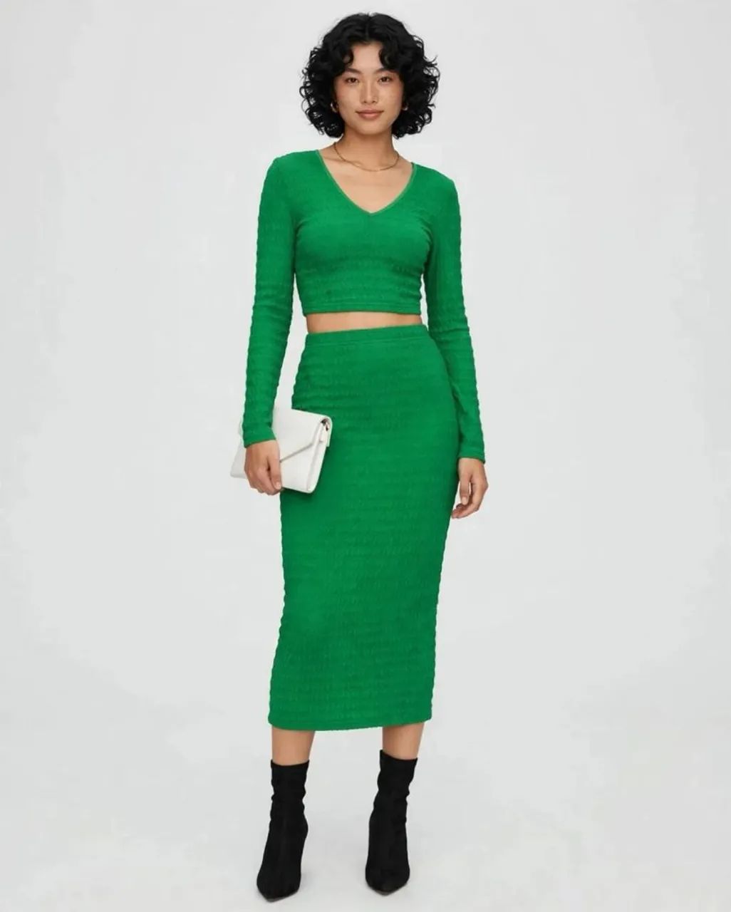 Conjunto verde da shein NOVO