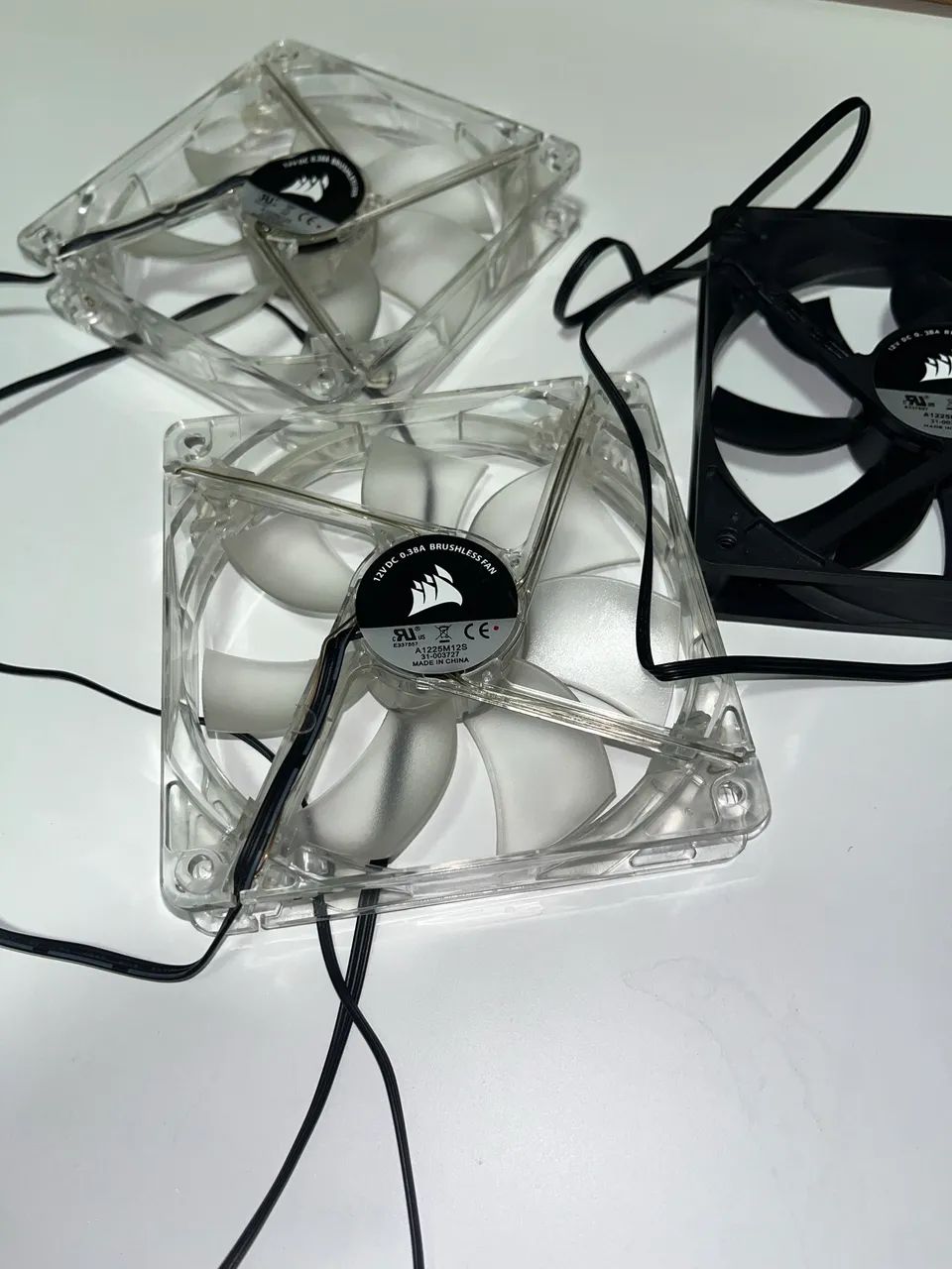 3 fans Corsair 12V - Foto 3