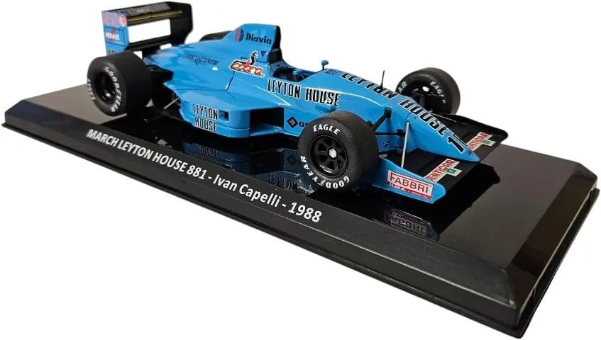 Miniatura F1 1/24 March Leyton House 881 1988 - Ivan Capelli