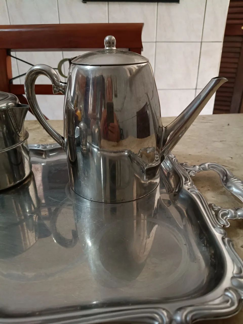 Conjunto de chá inox 