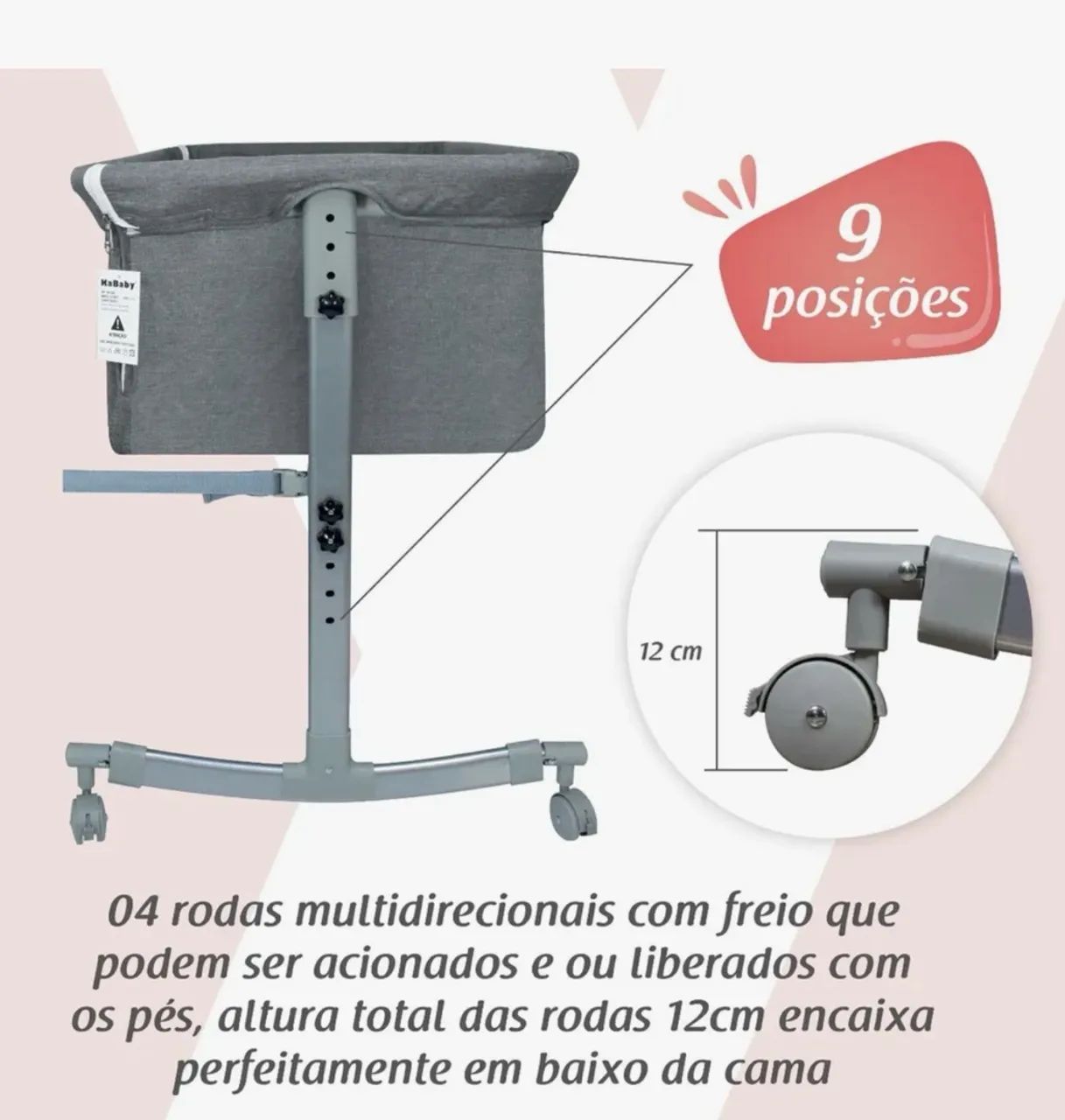 Berço Moisés Kababy - Foto 3