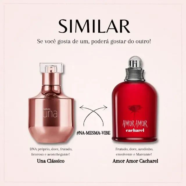UNA TRADICIONAL  Lançado em 2012, Una é um perfume sofisticado e sensual