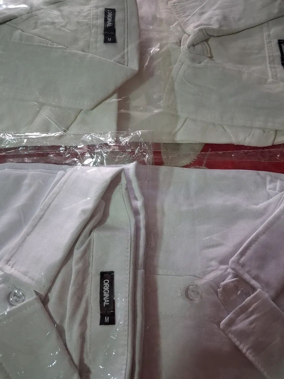 Kit 4 Camisas Sociais Brancas - Foto 4