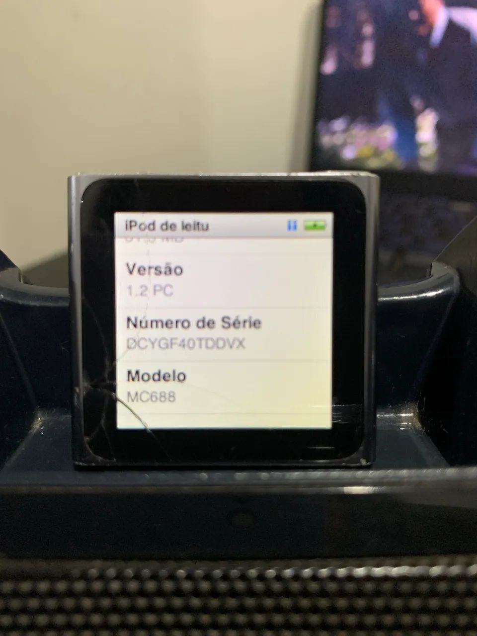 iPod + caixa que som que carrega o Ipod - Foto 4