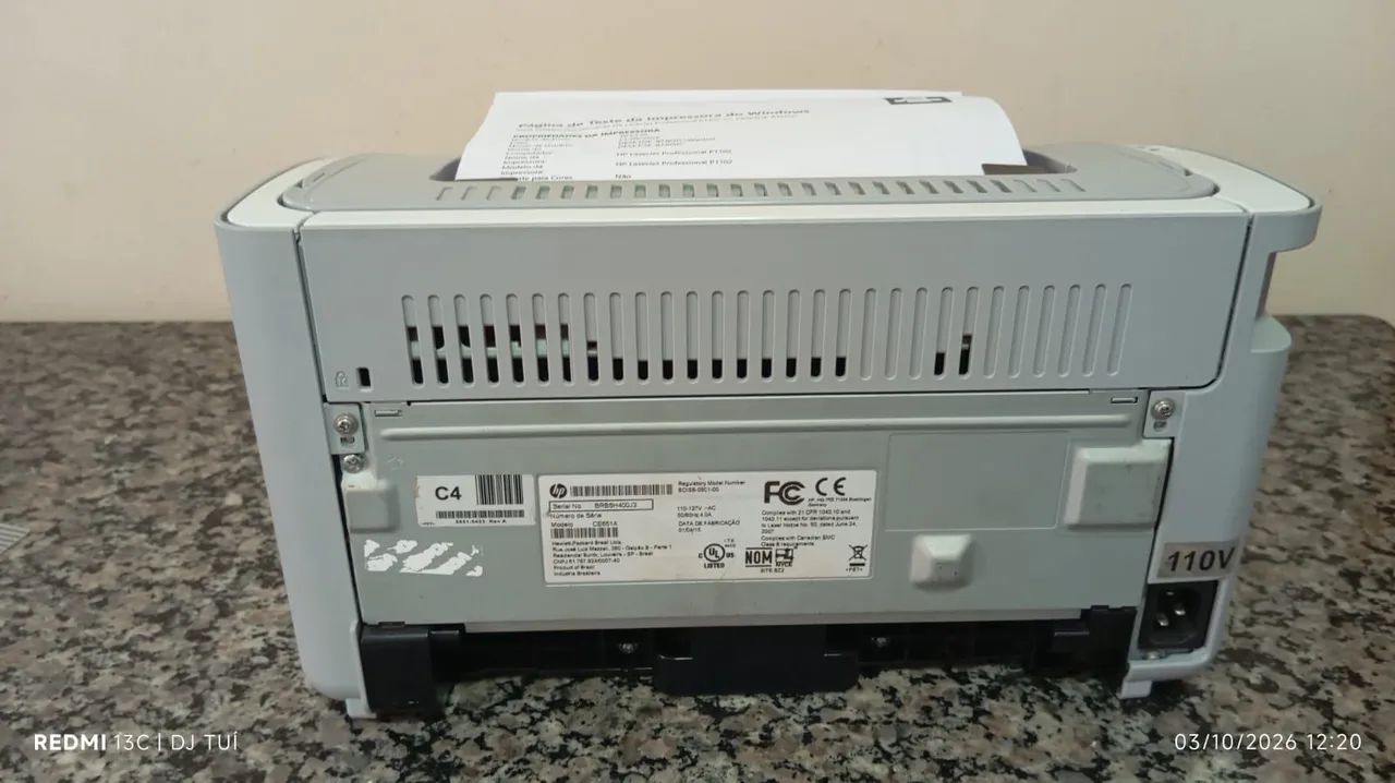 Impressora HP P 1102 - Foto 5
