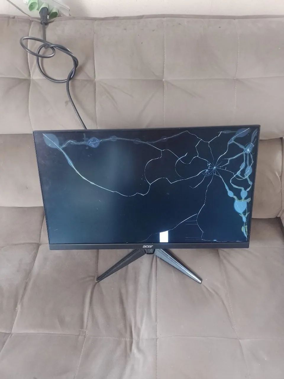 Monitor game Nitro preto 