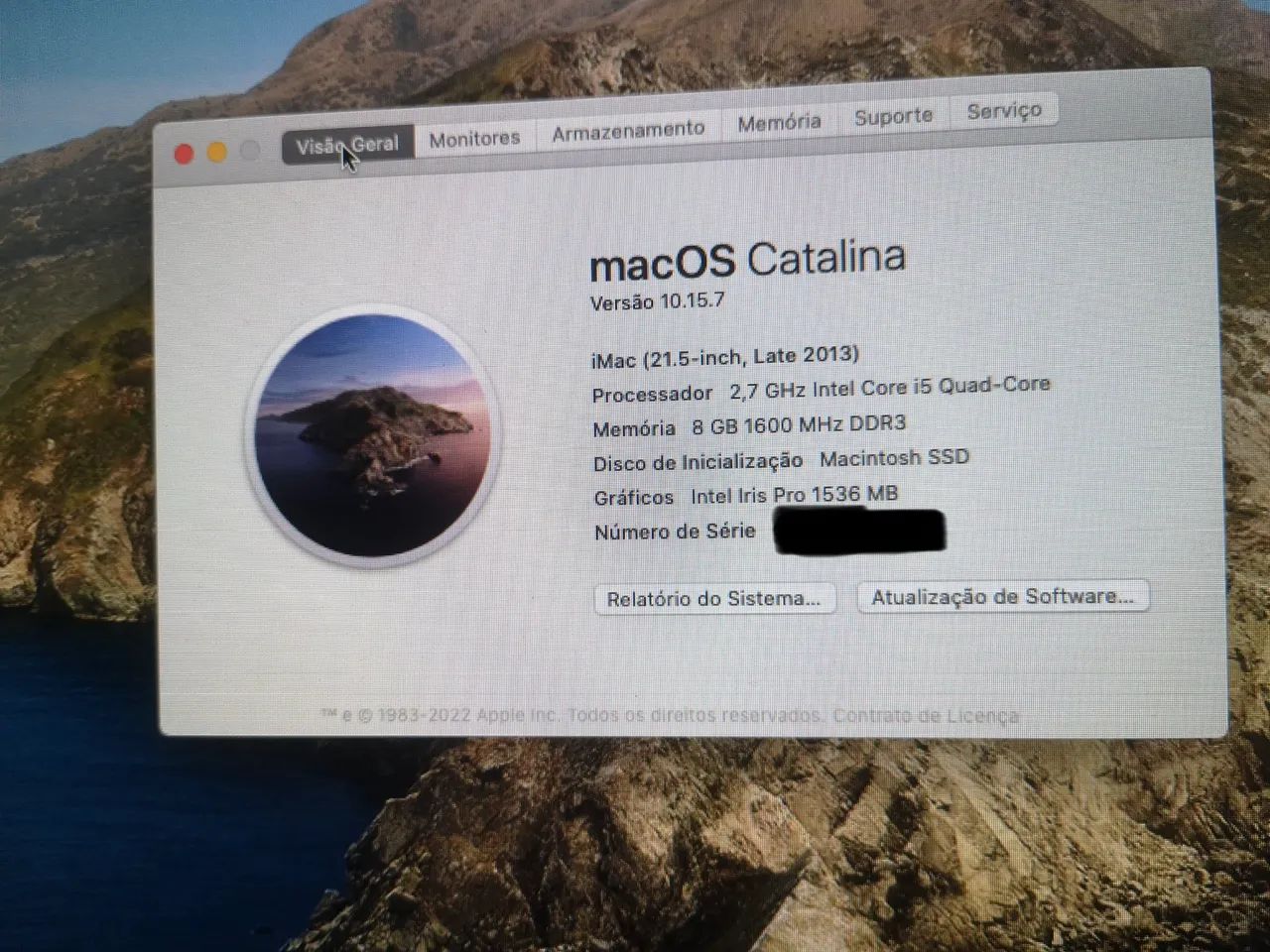 iMac 21,5? 2013 i5 | 8GB RAM | SSD 1TB - Computadores e Desktops