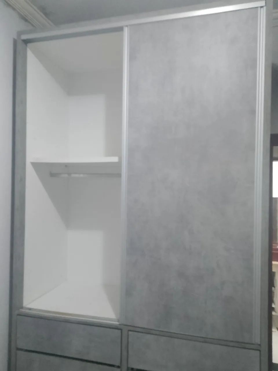 Guarda roupa / cinza marmorizado  - Foto 4