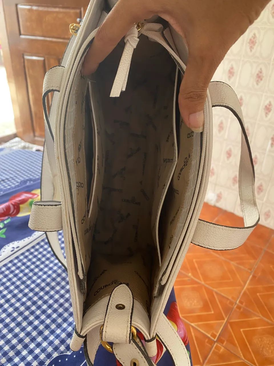Bolsa Couro Café  - Foto 4