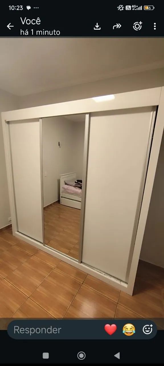 Guarda roupa c espelho 