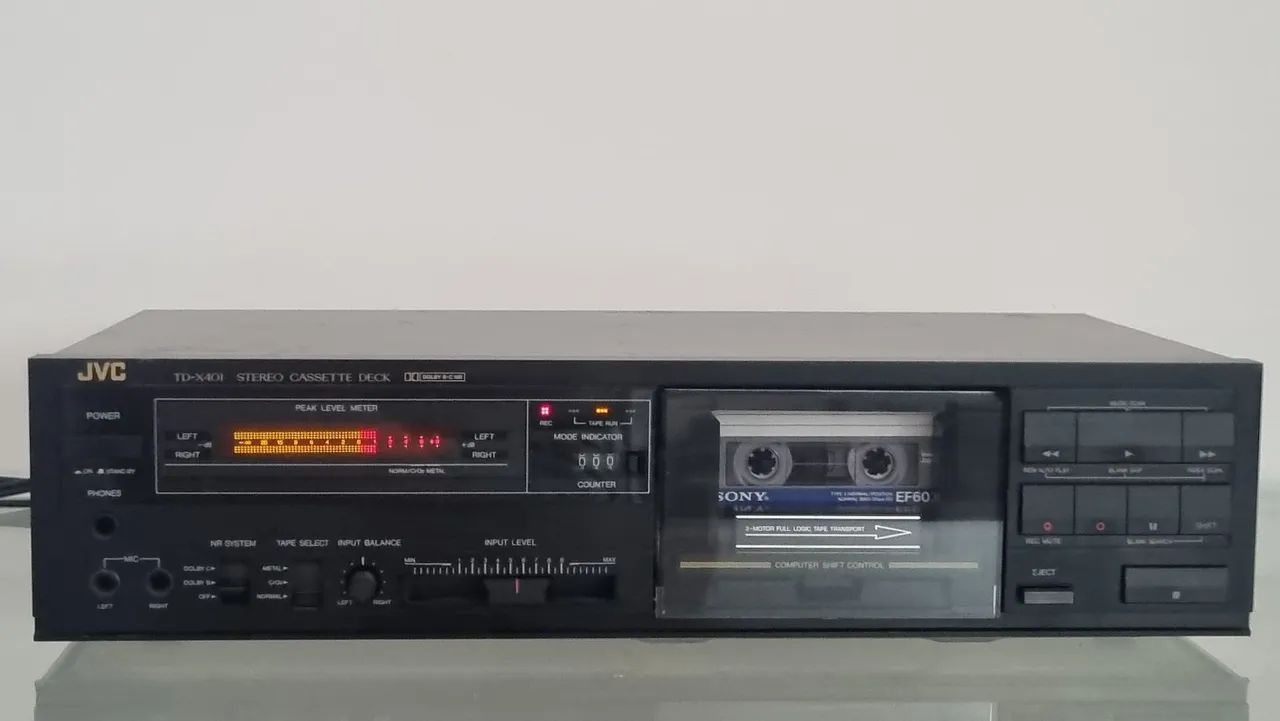Tape deck JVC TD-X401 (três motores) - Foto 3