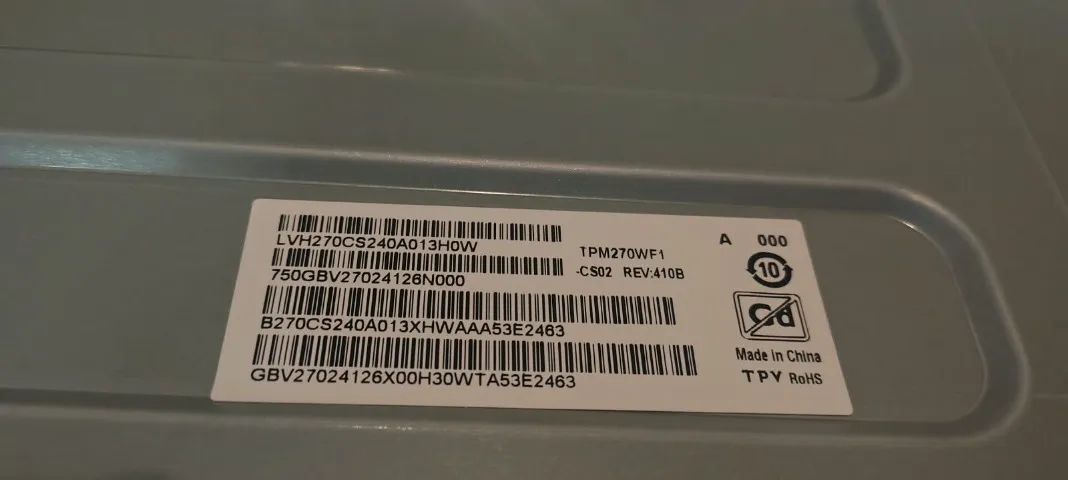Monitor AOC 27B30H3/57, com tela LCD quebrada - Foto 2