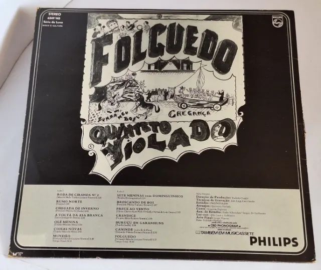Vinil LP Quinteto Violado Folguedo - Foto 4