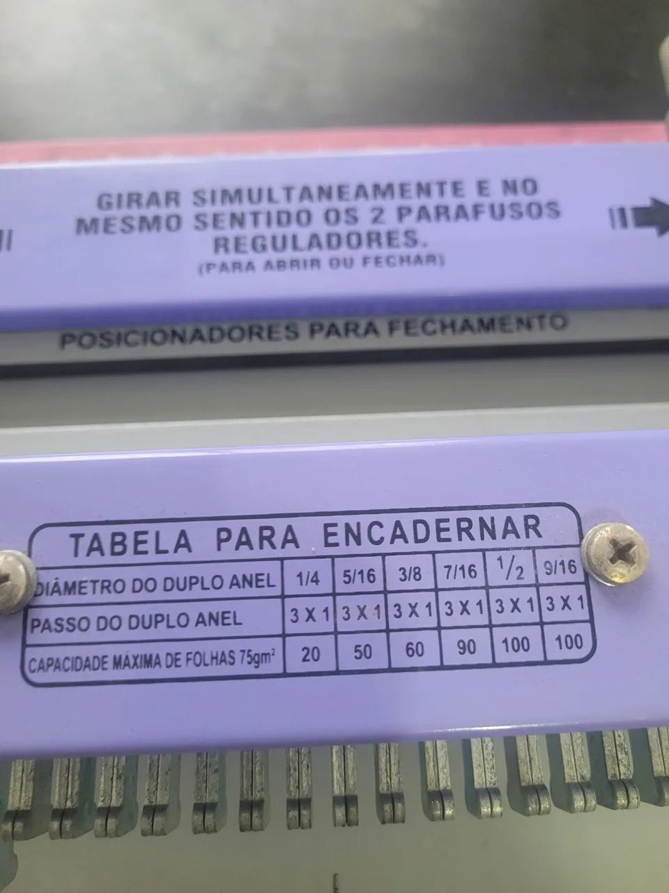ENCADERNADORA 3x1 ( PERFURADORA E FECHADORA )  - EXCENTRIX  - ATÉ  100 FOLHAS - Foto 2