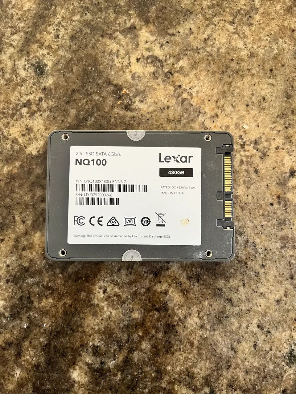 SSD 480GB Lexar
