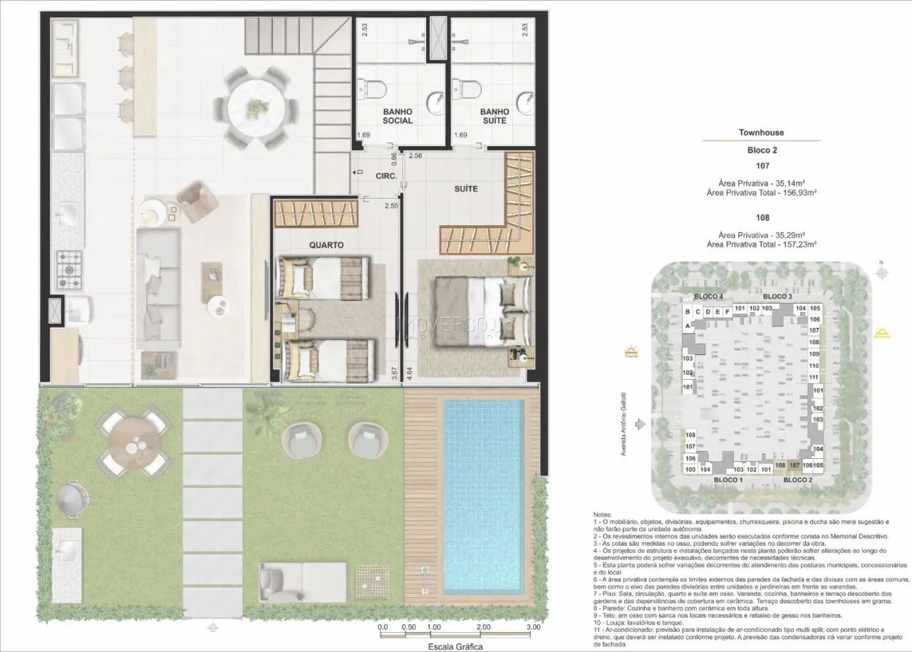 Apartamento em Barra Olímpica  ARTE JARDIM